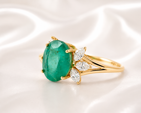 Zambian Emerald Ring