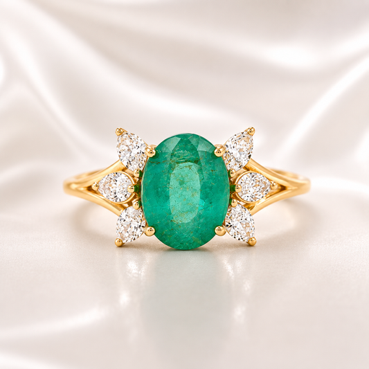 Zambian Emerald Ring